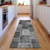 Piper Looms Mayfield Patchwork AMF772 Gray Machine Washable Area Rug Runner Lifestyle Image Feature