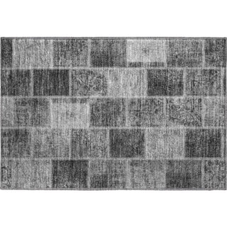 Piper Looms Mayfield Patchwork AMF772 Gray Machine Washable Area Rug Scatter Main Image