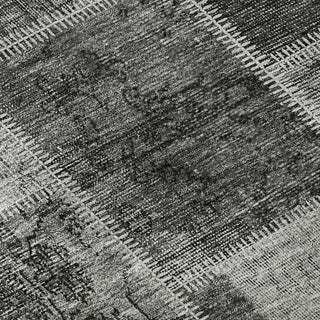 Piper Looms Mayfield Patchwork AMF772 Gray Machine Washable Area Rug Swatch Image