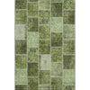 Piper Looms Mayfield Patchwork AMF772 Olive Machine Washable Area Rug main image