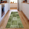 Piper Looms Mayfield Patchwork AMF772 Olive Machine Washable Area Rug Runner Lifestyle Image Feature