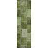 Piper Looms Mayfield Patchwork AMF772 Olive Machine Washable Area Rug Runner Main Image