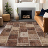 Piper Looms Mayfield Patchwork AMF772 Paprika Machine Washable Area Rug Lifestyle Image Feature