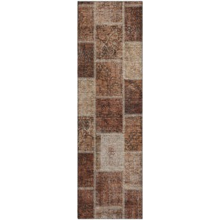 Piper Looms Mayfield Patchwork AMF772 Paprika Machine Washable Area Rug Runner Main Image