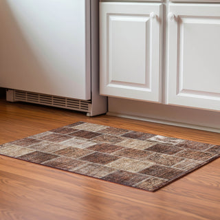 Piper Looms Mayfield Patchwork AMF772 Paprika Machine Washable Area Rug Scatter Lifestyle Image Feature