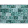 Piper Looms Mayfield Patchwork AMF772 Teal Machine Washable Area Rug Scatter Main Image
