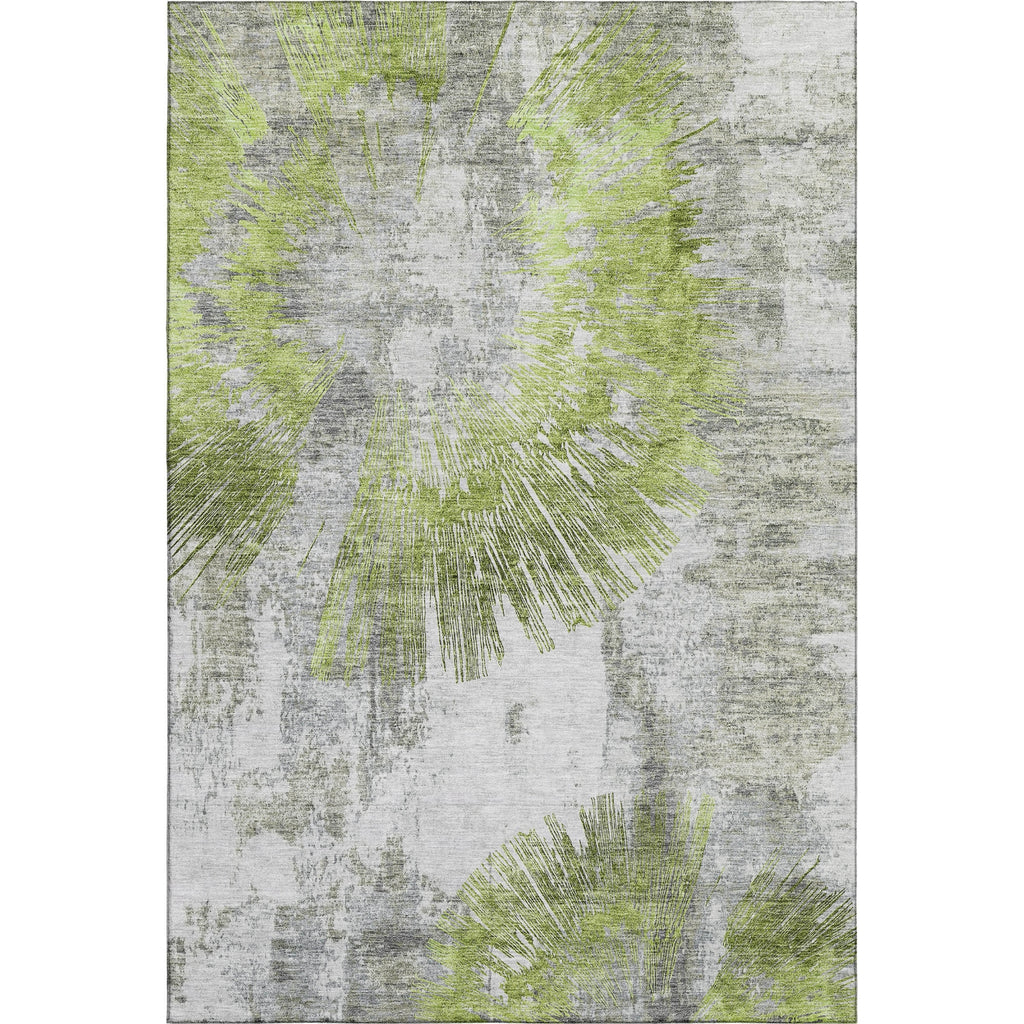 Piper Looms Mayfield Abstract AMF773 Aloe Machine Washable Area Rug main image
