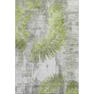 Piper Looms Mayfield Abstract AMF773 Aloe Machine Washable Area Rug main image