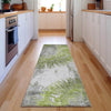 Piper Looms Mayfield Abstract AMF773 Aloe Machine Washable Area Rug Runner Lifestyle Image Feature