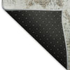 Piper Looms Mayfield Abstract AMF773 Gold Machine Washable Area Rug Backing Image