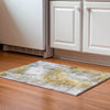 Piper Looms Mayfield Abstract AMF773 Gold Machine Washable Area Rug Scatter Lifestyle Image Feature