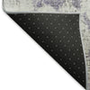 Piper Looms Mayfield Abstract AMF773 Purple Machine Washable Area Rug Backing Image