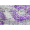 Piper Looms Mayfield Abstract AMF773 Purple Machine Washable Area Rug Scatter Main Image