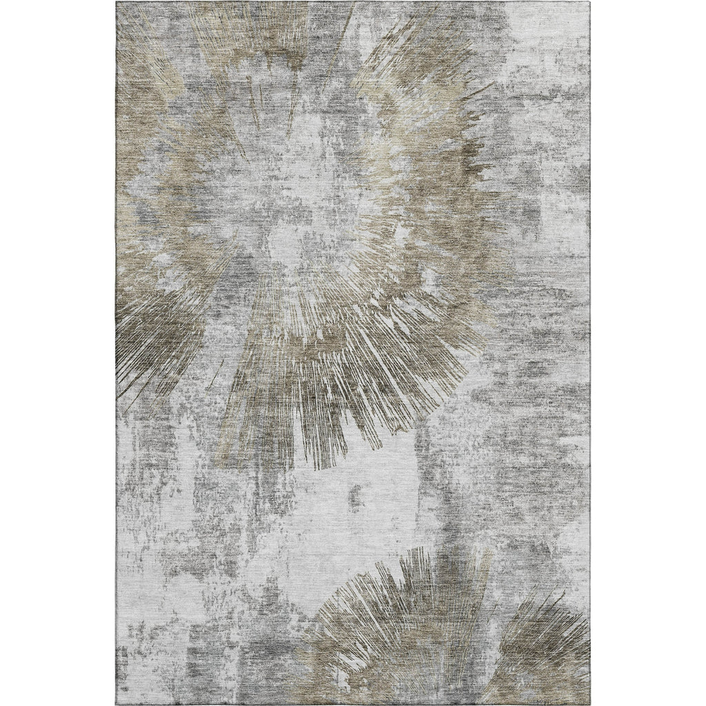 Piper Looms Mayfield Abstract AMF773 Taupe Machine Washable Area Rug main image