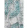 Piper Looms Mayfield Abstract AMF773 Teal Machine Washable Area Rug main image
