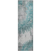 Piper Looms Mayfield Abstract AMF773 Teal Machine Washable Area Rug Runner Main Image