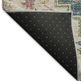 Piper Looms Mayfield Traditional AMF774 Blue Machine Washable Area Rug Backing Image