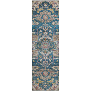 Piper Looms Mayfield Traditional AMF774 Blue Machine Washable Area Rug Runner Main Image
