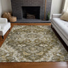Piper Looms Mayfield Traditional AMF774 Brown Machine Washable Area Rug Lifestyle Image Feature