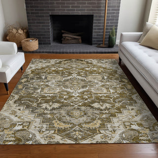 Piper Looms Mayfield Traditional AMF774 Brown Machine Washable Area Rug Lifestyle Image Feature