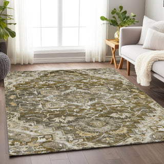 Piper Looms Mayfield Traditional AMF774 Brown Machine Washable Area Rug Lifestyle Image Feature