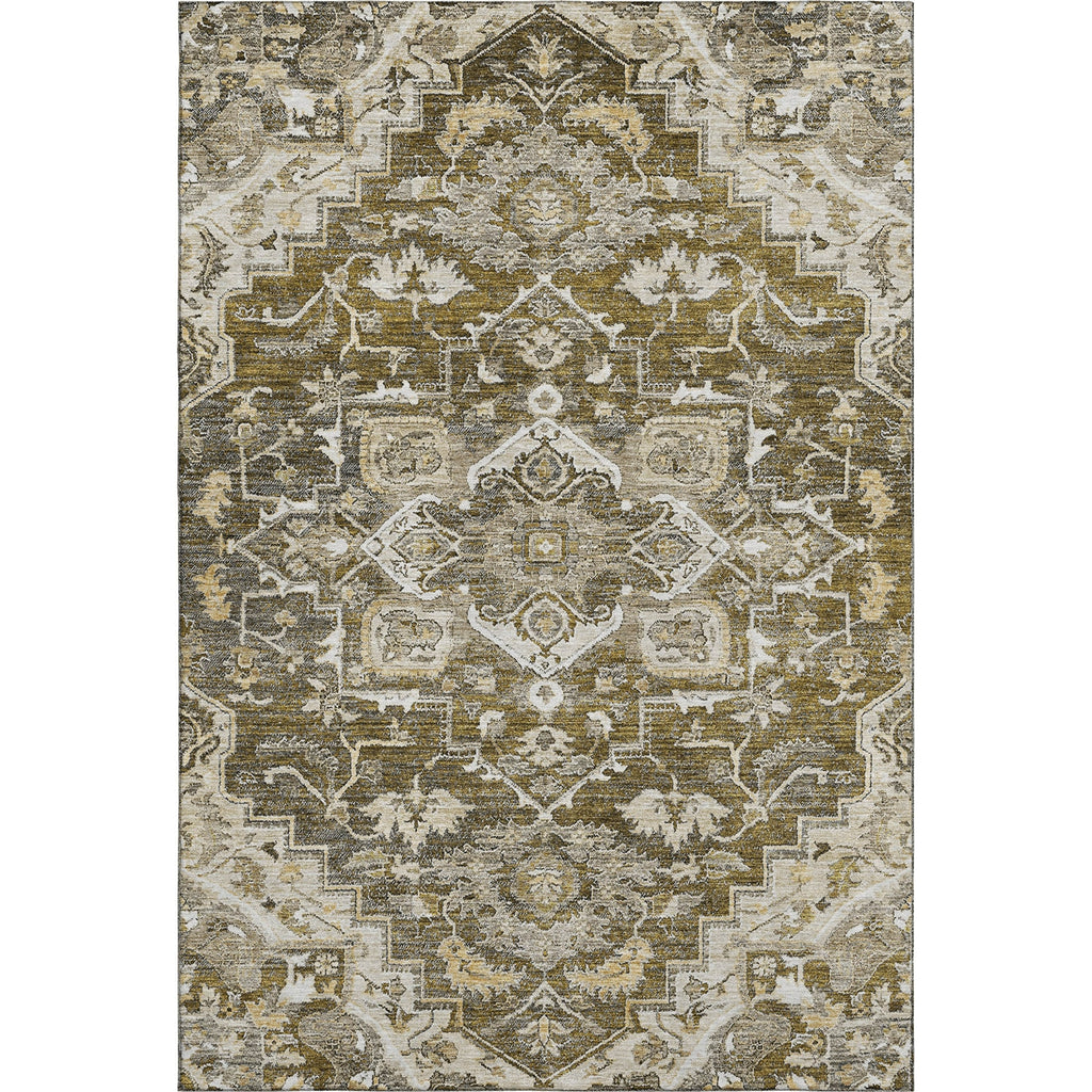 Piper Looms Mayfield Traditional AMF774 Brown Machine Washable Area Rug main image