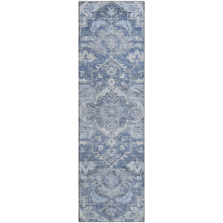 Piper Looms Mayfield Traditional AMF774 Denim Machine Washable Area Rug Runner Main Image