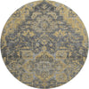 Piper Looms Mayfield Traditional AMF774 Gray Machine Washable Area Rug Round Main Image