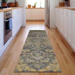 Piper Looms Mayfield Traditional AMF774 Gray Machine Washable Area Rug Runner Lifestyle Image Feature