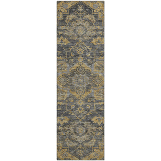 Piper Looms Mayfield Traditional AMF774 Gray Machine Washable Area Rug Runner Main Image