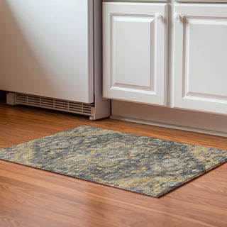 Piper Looms Mayfield Traditional AMF774 Gray Machine Washable Area Rug Scatter Lifestyle Image Feature