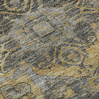 Piper Looms Mayfield Traditional AMF774 Gray Machine Washable Area Rug Swatch Image