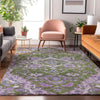 Piper Looms Mayfield Traditional AMF774 Olive Machine Washable Area Rug Lifestyle Image Feature