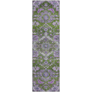 Piper Looms Mayfield Traditional AMF774 Olive Machine Washable Area Rug Runner Main Image