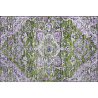 Piper Looms Mayfield Traditional AMF774 Olive Machine Washable Area Rug Scatter Main Image