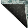 Piper Looms Mayfield Traditional AMF774 Teal Machine Washable Area Rug Backing Image
