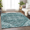 Piper Looms Mayfield Traditional AMF774 Teal Machine Washable Area Rug Lifestyle Image Feature