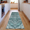 Piper Looms Mayfield Traditional AMF774 Teal Machine Washable Area Rug Runner Lifestyle Image Feature