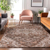 Piper Looms Mayfield Traditional AMF774 Terracotta Machine Washable Area Rug Lifestyle Image Feature