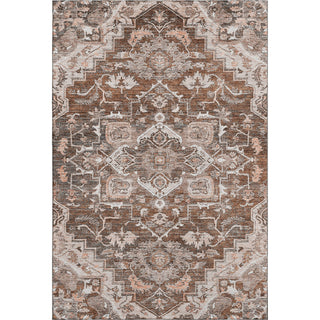 Piper Looms Mayfield Traditional AMF774 Terracotta Machine Washable Area Rug main image