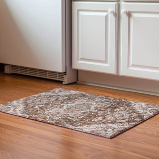Piper Looms Mayfield Traditional AMF774 Terracotta Machine Washable Area Rug Scatter Lifestyle Image Feature