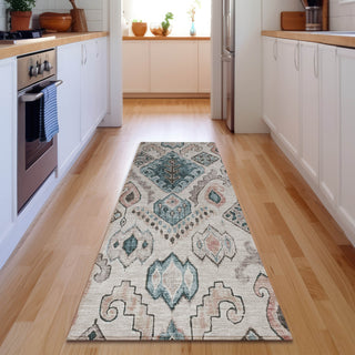 Piper Looms Mayfield Moroccan AMF775 Beige Machine Washable Area Rug Runner Lifestyle Image Feature