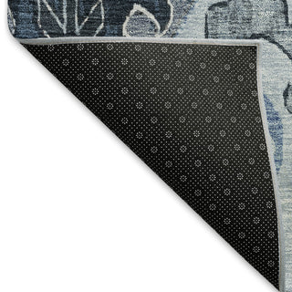 Piper Looms Mayfield Moroccan AMF775 Blue Machine Washable Area Rug Backing Image