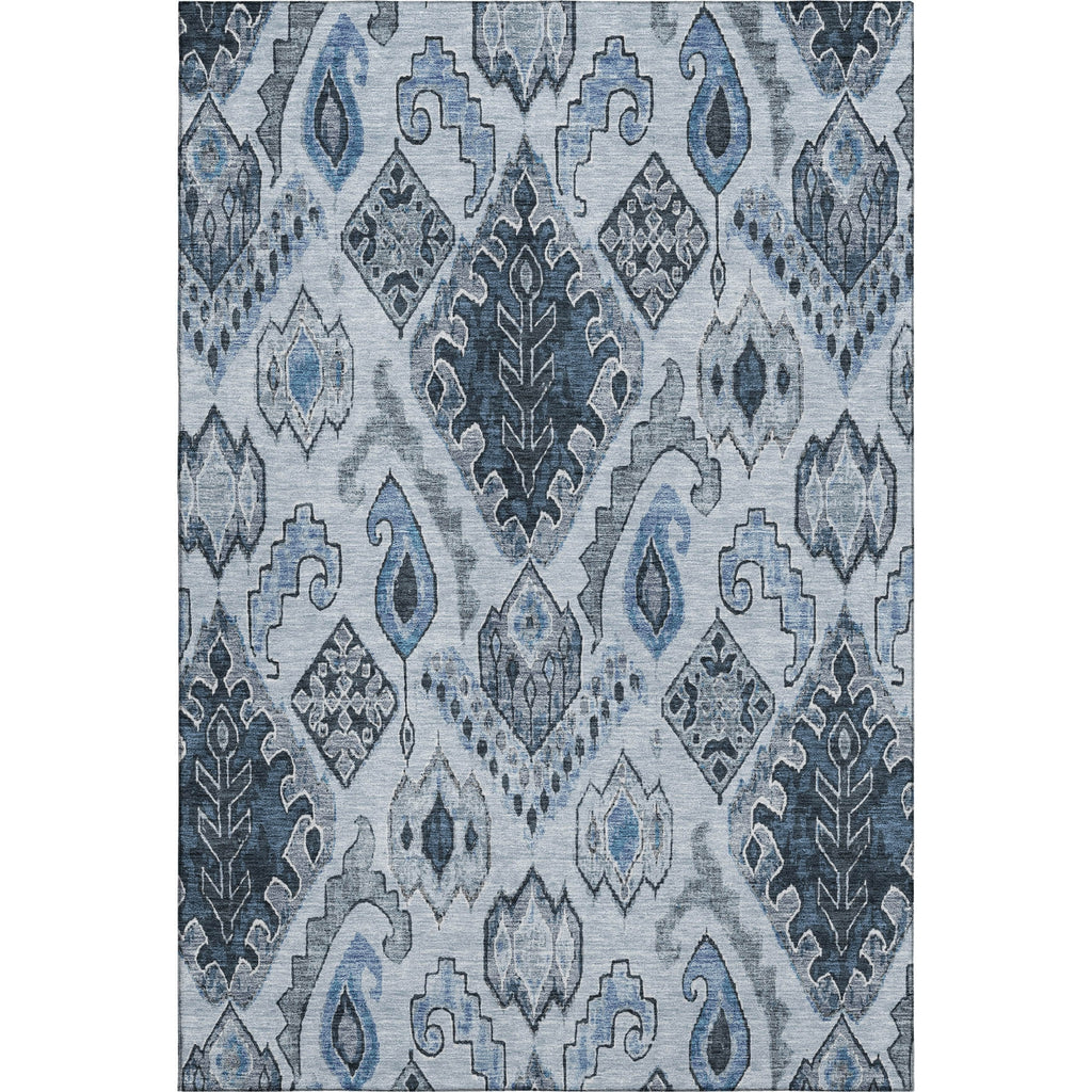 Piper Looms Mayfield Moroccan AMF775 Blue Machine Washable Area Rug main image