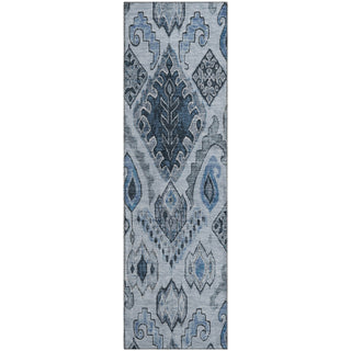 Piper Looms Mayfield Moroccan AMF775 Blue Machine Washable Area Rug Runner Main Image