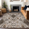 Piper Looms Mayfield Moroccan AMF775 Brown Machine Washable Area Rug Lifestyle Image Feature