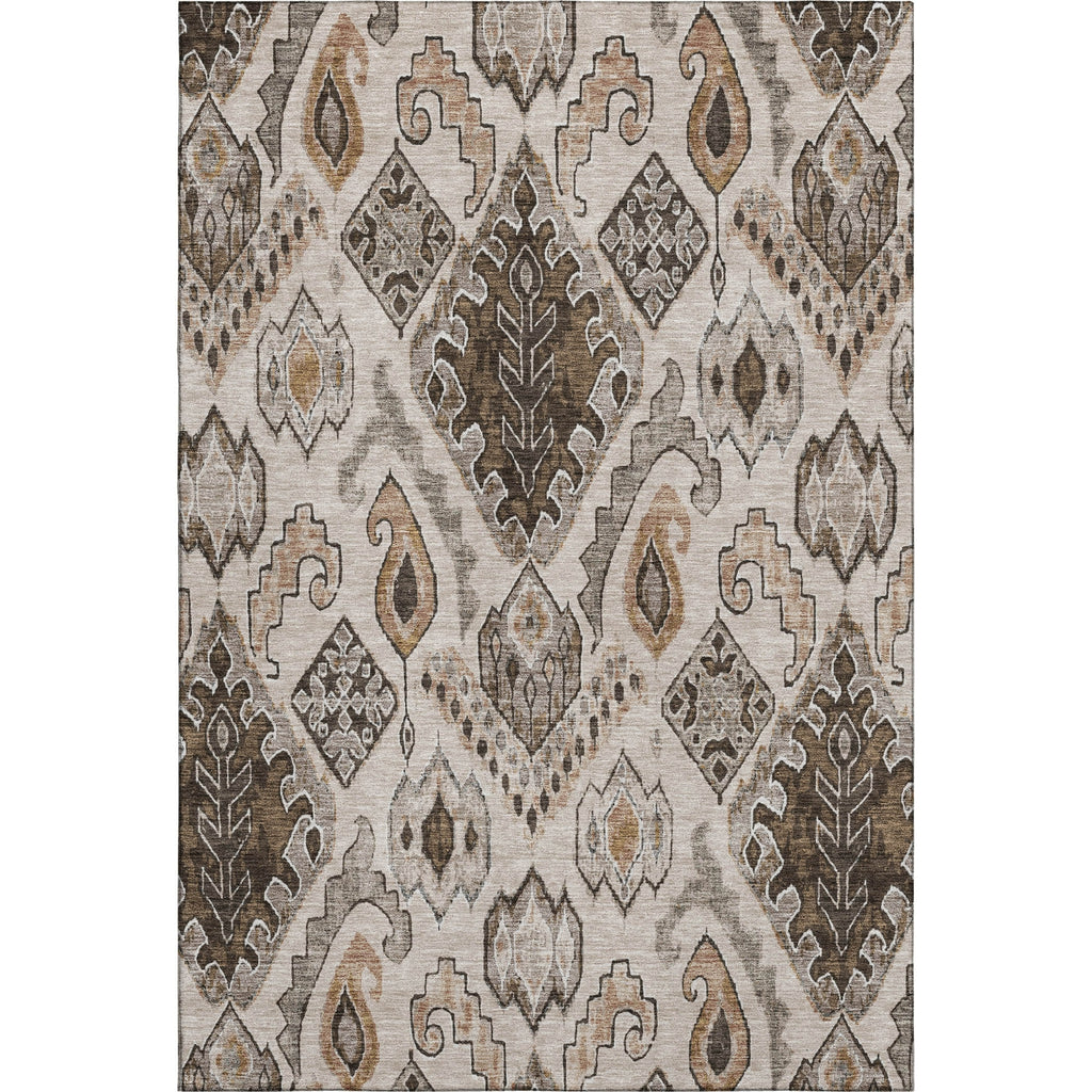 Piper Looms Mayfield Moroccan AMF775 Brown Machine Washable Area Rug main image