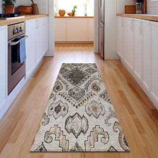 Piper Looms Mayfield Moroccan AMF775 Brown Machine Washable Area Rug Runner Lifestyle Image Feature