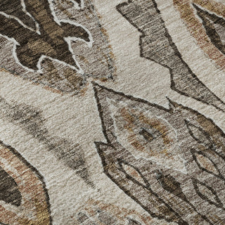 Piper Looms Mayfield Moroccan AMF775 Brown Machine Washable Area Rug Swatch Image