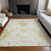 Piper Looms Mayfield Moroccan AMF776 Beige Machine Washable Area Rug Lifestyle Image Feature